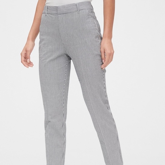 3/$20⚡️Gap Striped Petite Slim Ankle Trouser Pants Business Casual - Picture 1 of 10